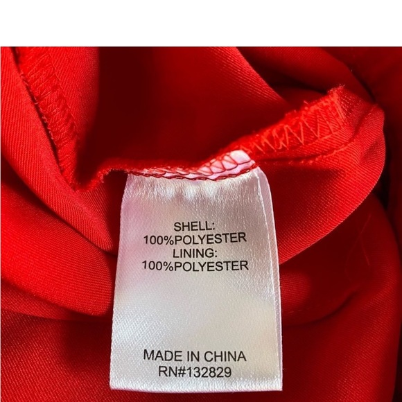 Revolve Superdown Jillian Cherry Red Deep V Neck Jumpsuit XXS and S. NWT - Picture 12 of 16